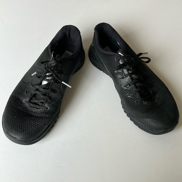 Nike Metcon Black Running Shoes Size 8 EU 39 Gym Training Minimalist Sneakers - Picture 7 of 12